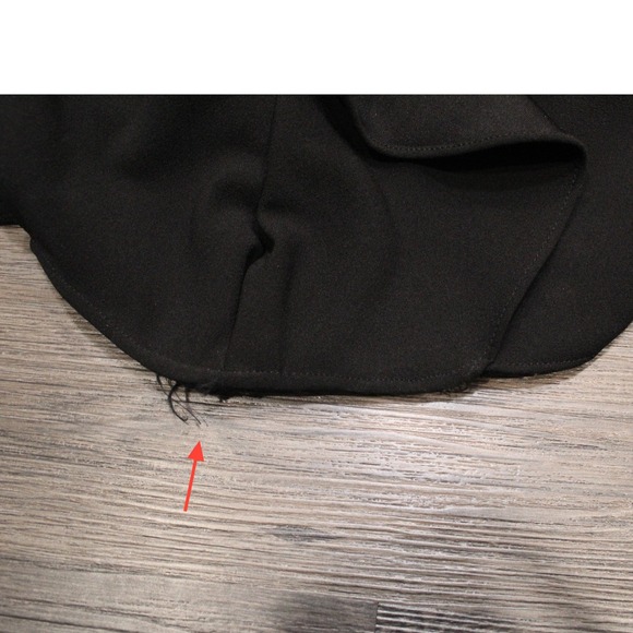 Betsy Adam Black‎ Off-the-Shoulder Ruffle Maxi Dress Formal Gown - Picture 12 of 14